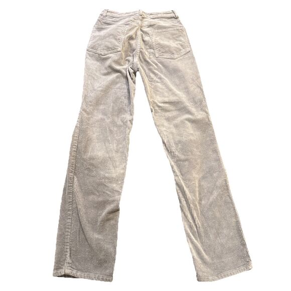 Divided Sz.4 Women's Corduroy Grey Pants 98% Cotton 2% Elastane NICE SOFT - Picture 9 of 12